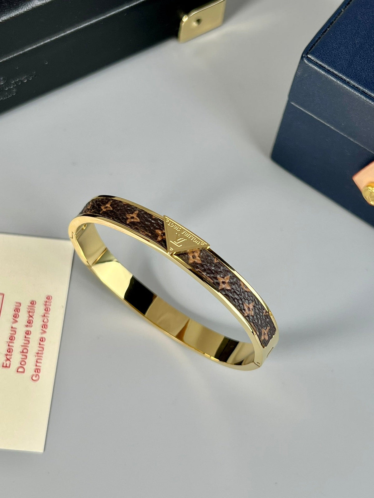 Louis Vuitton Vintage Leather Bracelet