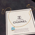 Chanel Blue Heart Necklace