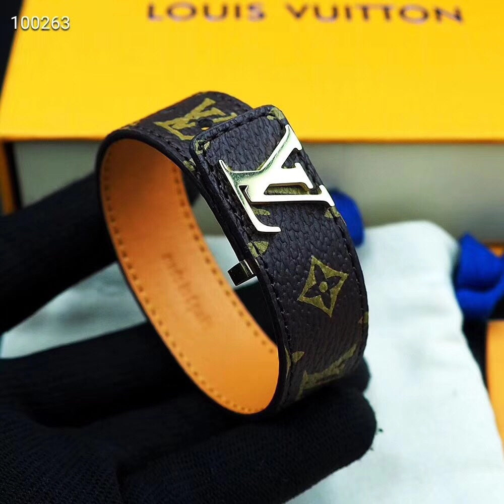 Louis Vuitton Leather Bracelet