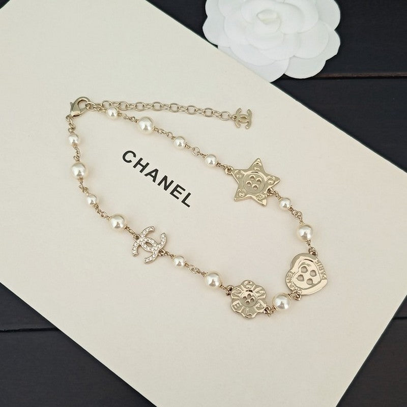 Chanel Pearl Star Necklace