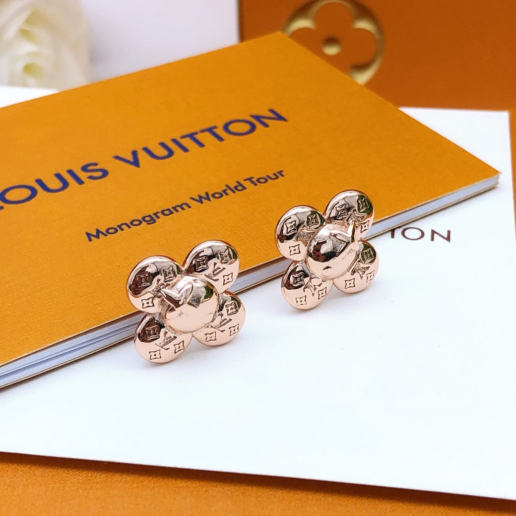 Louis Vuitton Vivienne Earrings - 18K Rose Gold