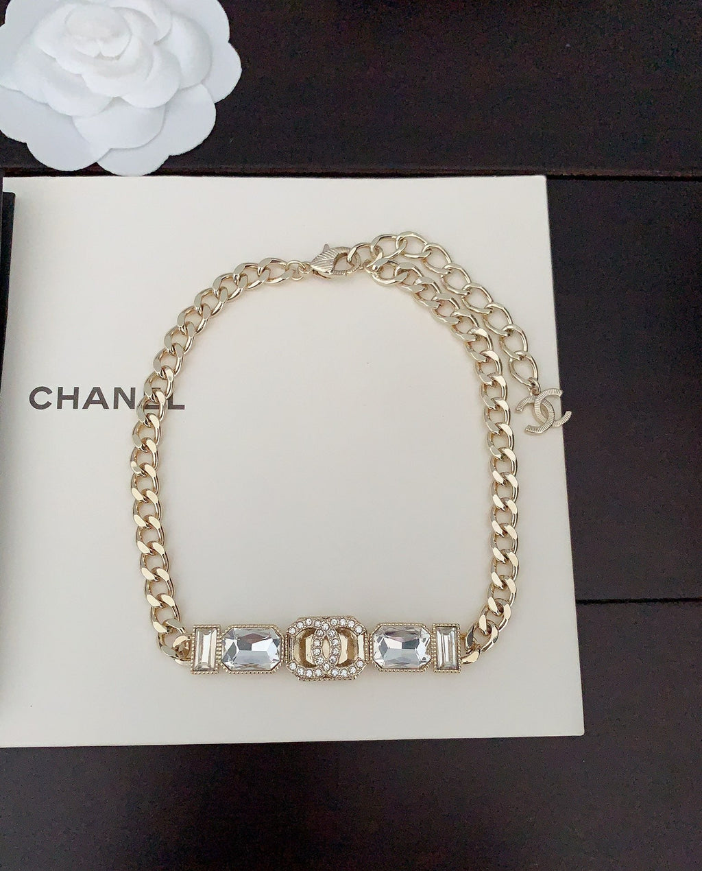 Chanel Pearls Crystals Vintage Necklace