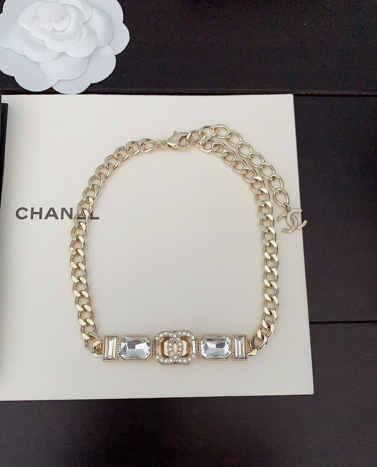 Chanel Pearls Crystals Vintage Necklace