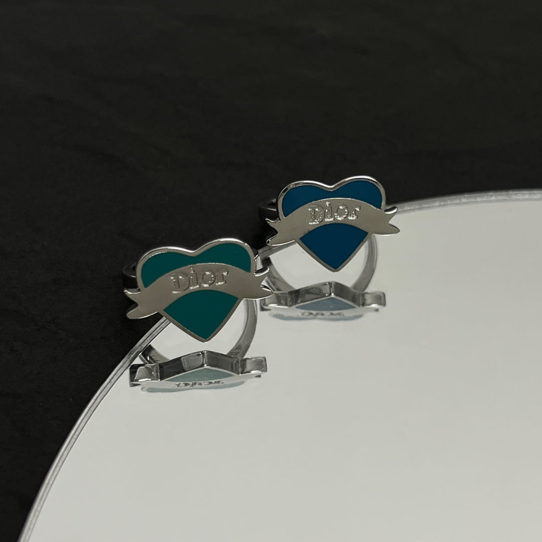 Dior Blue Heart Ring - 18K White Gold