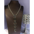 Chanel 22S Big Black Logo Necklace