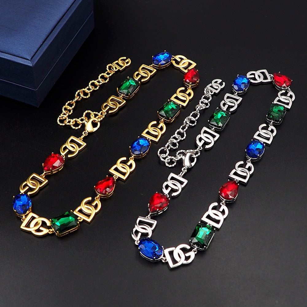 DG Crystals Choker Necklace