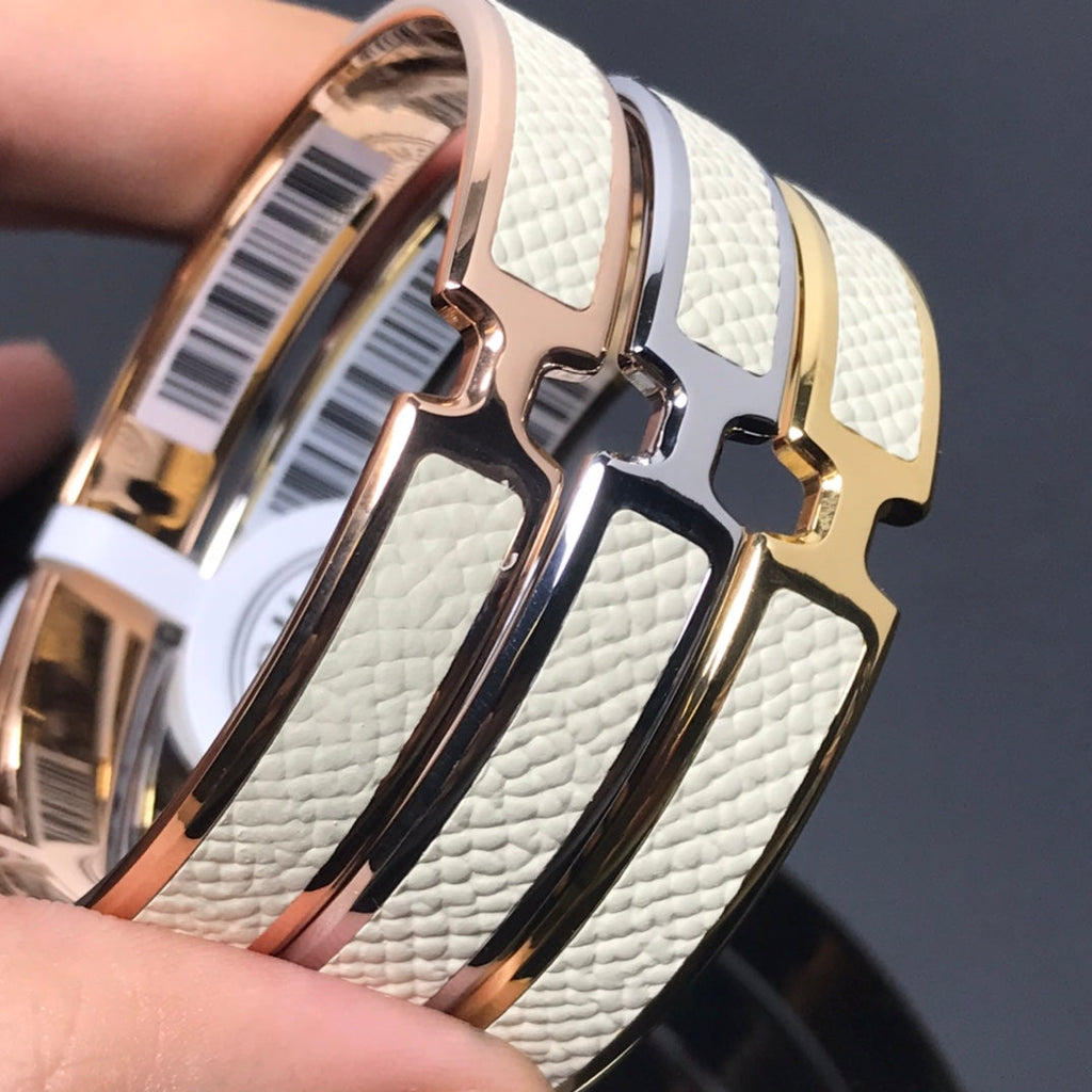 Hermes Olympe White Bracelet