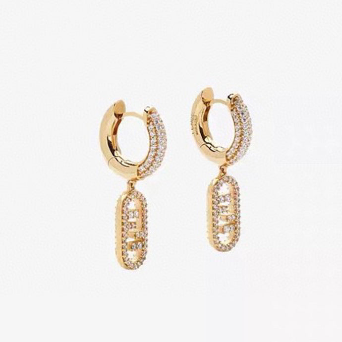 Fendi OLock Earrings - 18K Yellow Gold