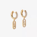 Fendi OLock Earrings - 18K Yellow Gold