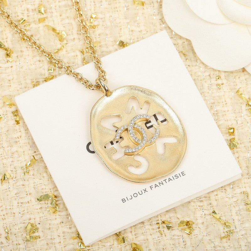 Chanel Script Necklace