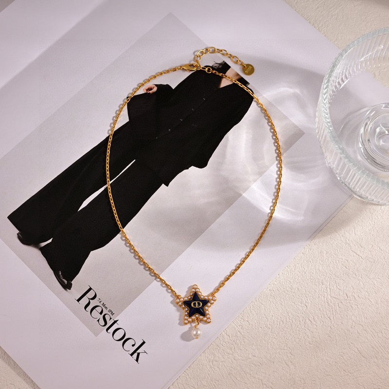 Dior Petit CD Lucky Baroque Necklace
