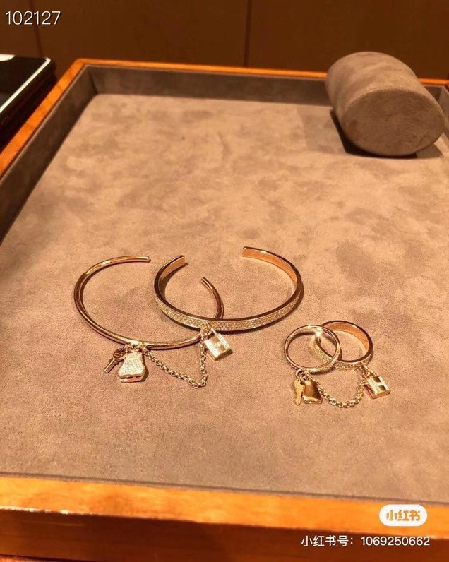 Hermes Kelly Cadenas Bracelet - 18K Rose Gold