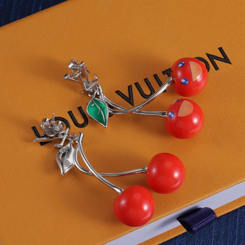 Louis Vuitton Fruit Earrings - 18K Gold