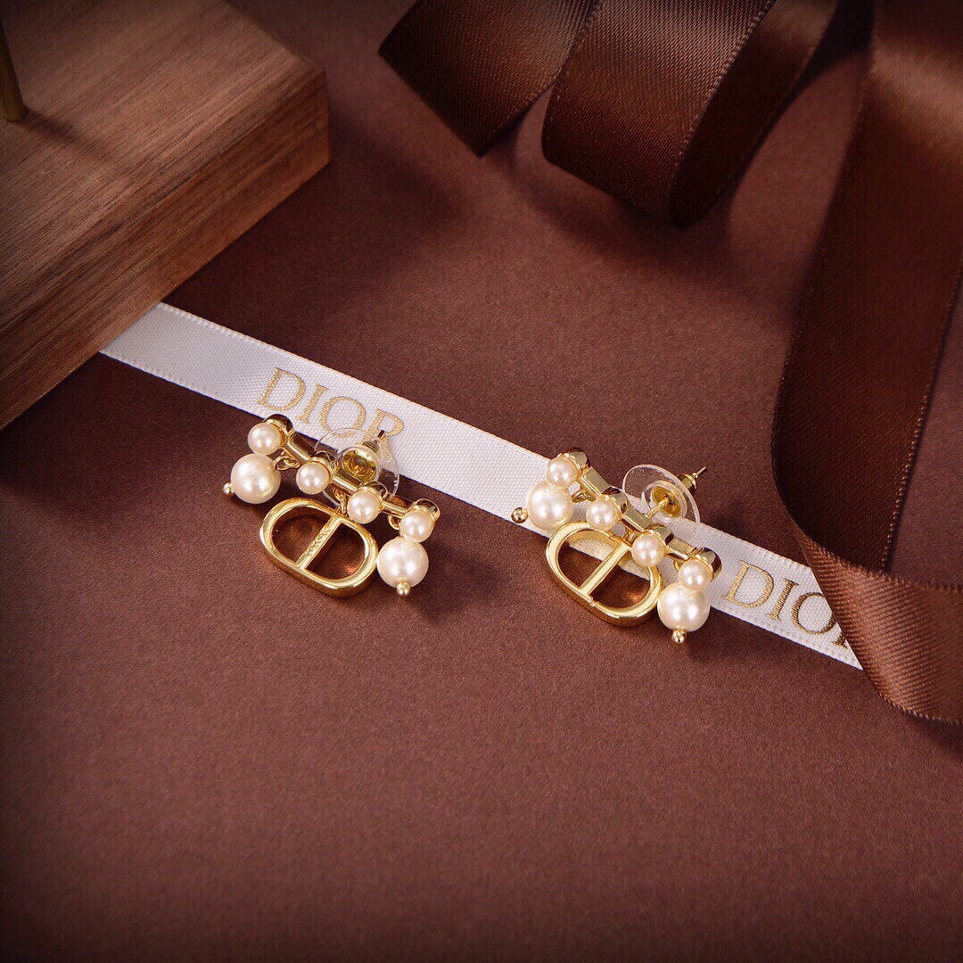 Dior Tribales Pearl Earrings