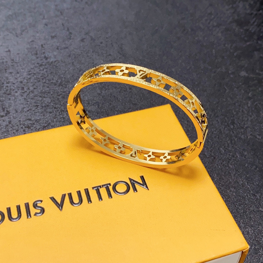 Louis Vuitton Crystal Hollow Bracelet