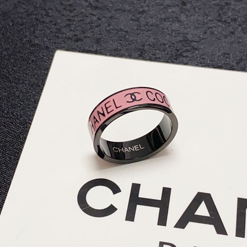 Chanel Coco Pink Ring - 18K White Gold