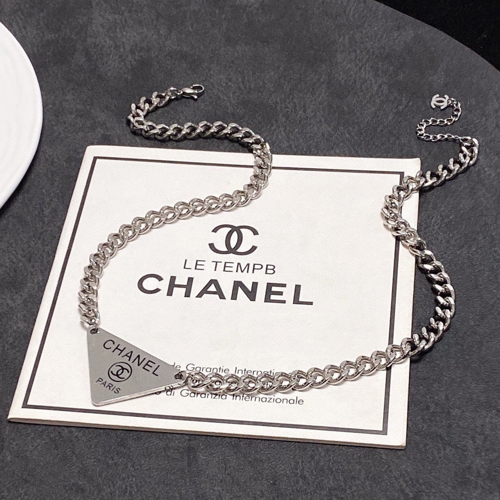 Chanel Triangle Necklace