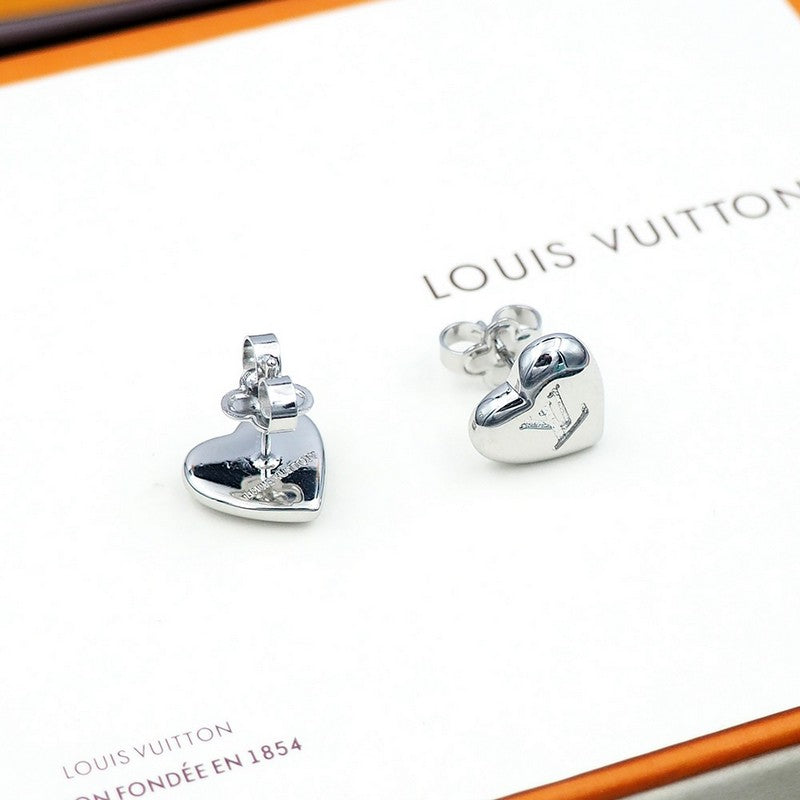 Louis Vuitton Heart Earrings - 18K Gold