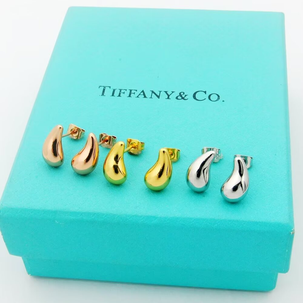 Tiffany Horn Earrings - 18K Gold
