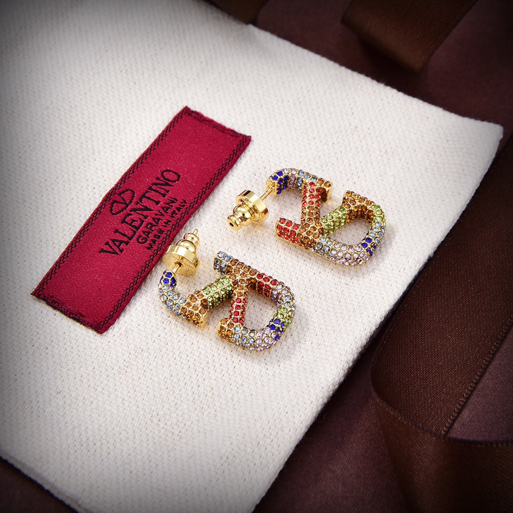Valentino Valentino Signature Earrings - 18K Yellow Gold