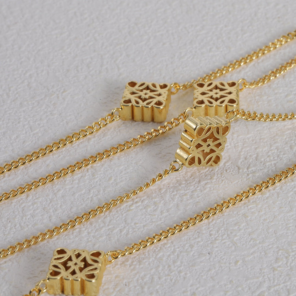 LOEWE Anagram Long Necklace