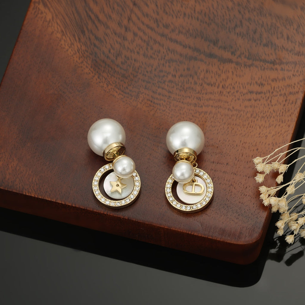 Dior Tribales Pearl Earrings