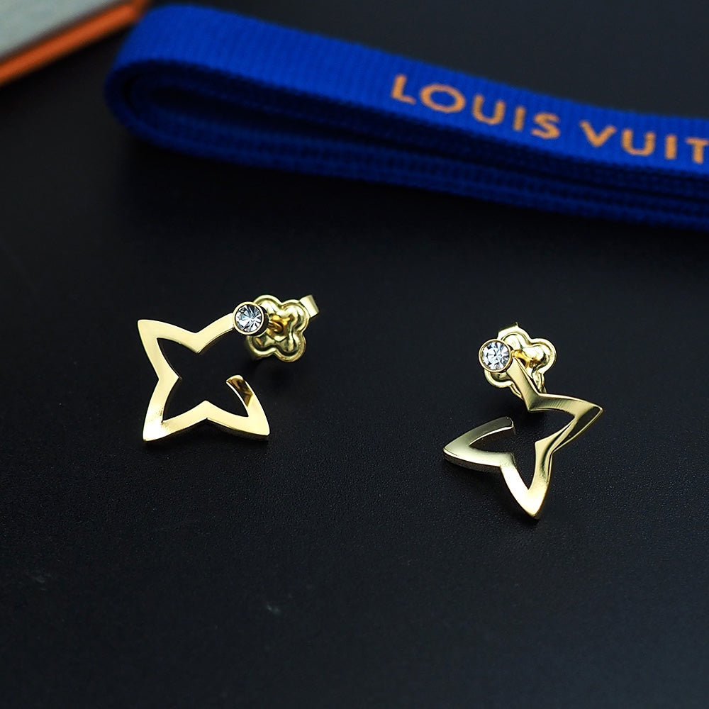 Louis Vuitton Blossom Mini Hoops Earrings - 18K Gold