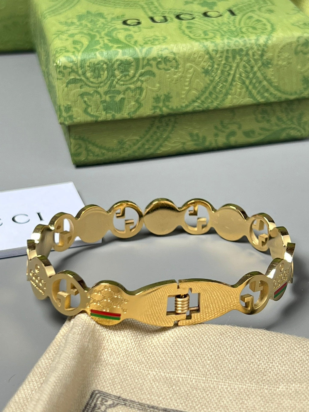 Gucci Double G Vintage Bracelet