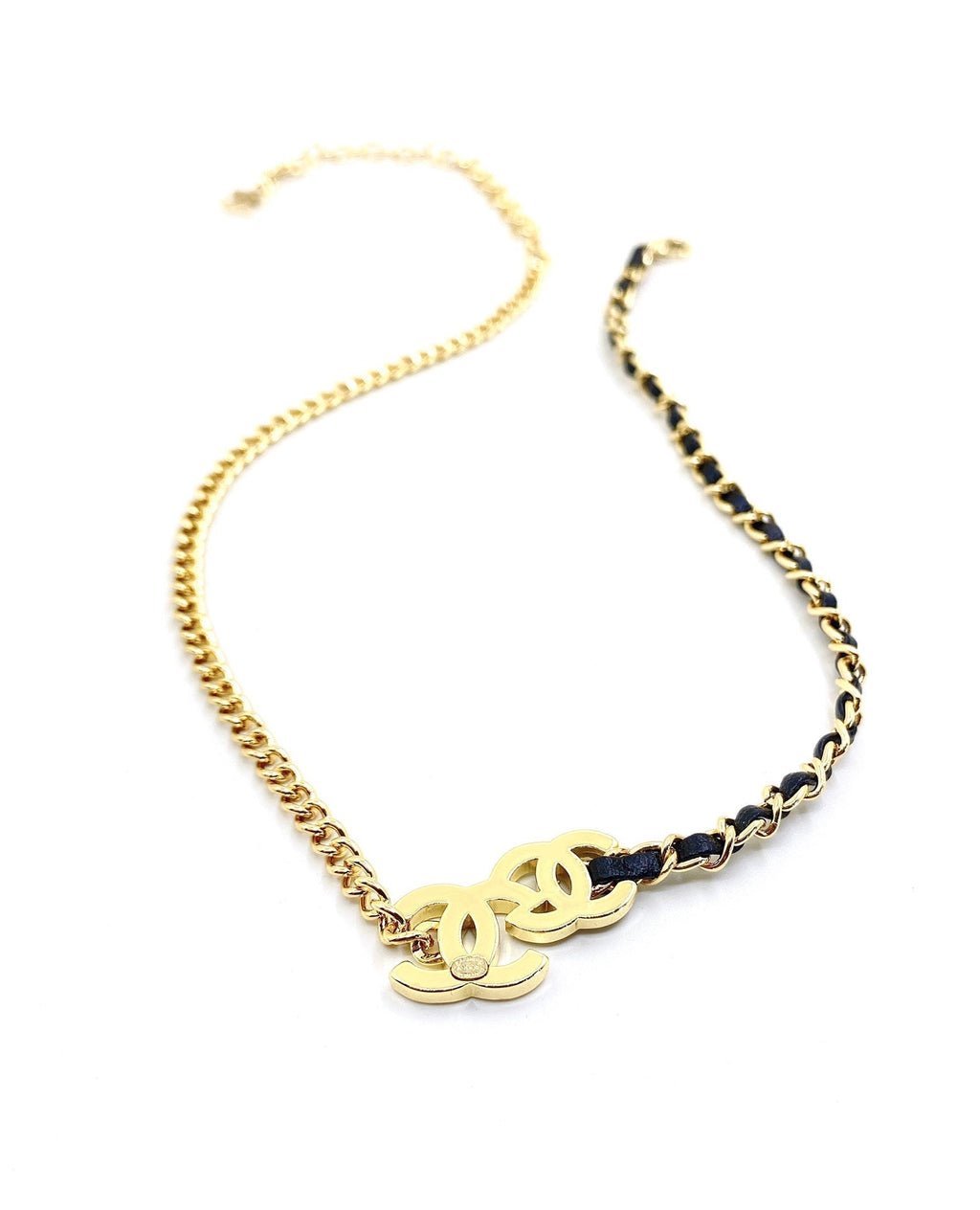Chanel Black & White Necklace