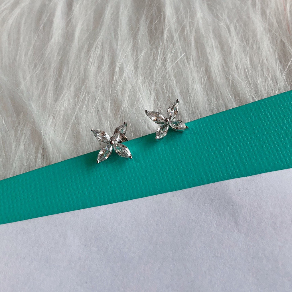 Tiffany Victoria Earrings - 18K White Gold
