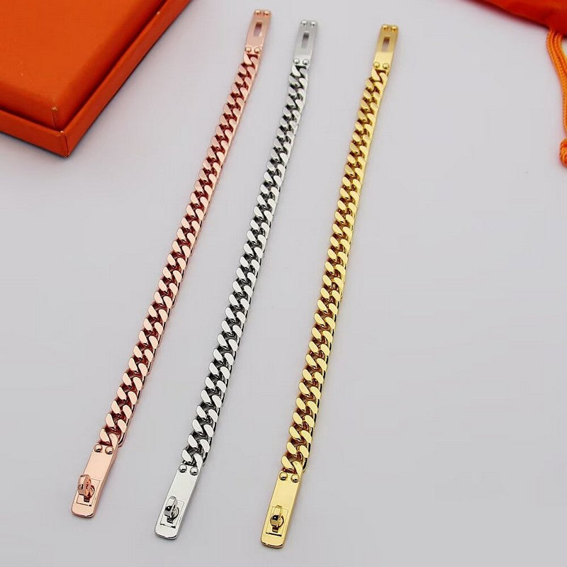 Hermes Kelly Chain Bracelet - 18K Gold