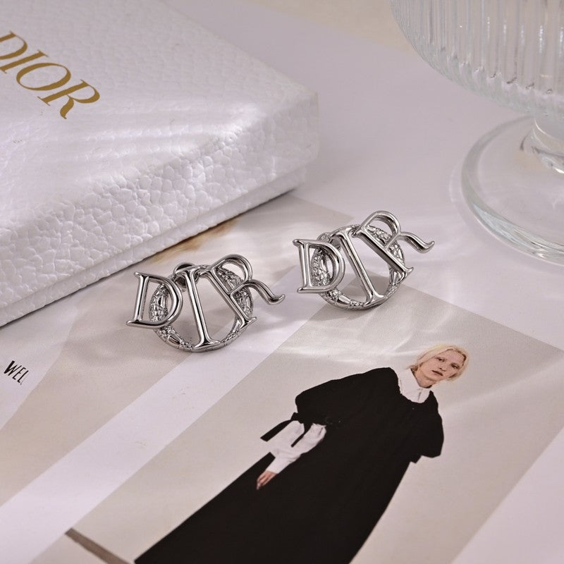 Dior Earrings - 18K White Gold