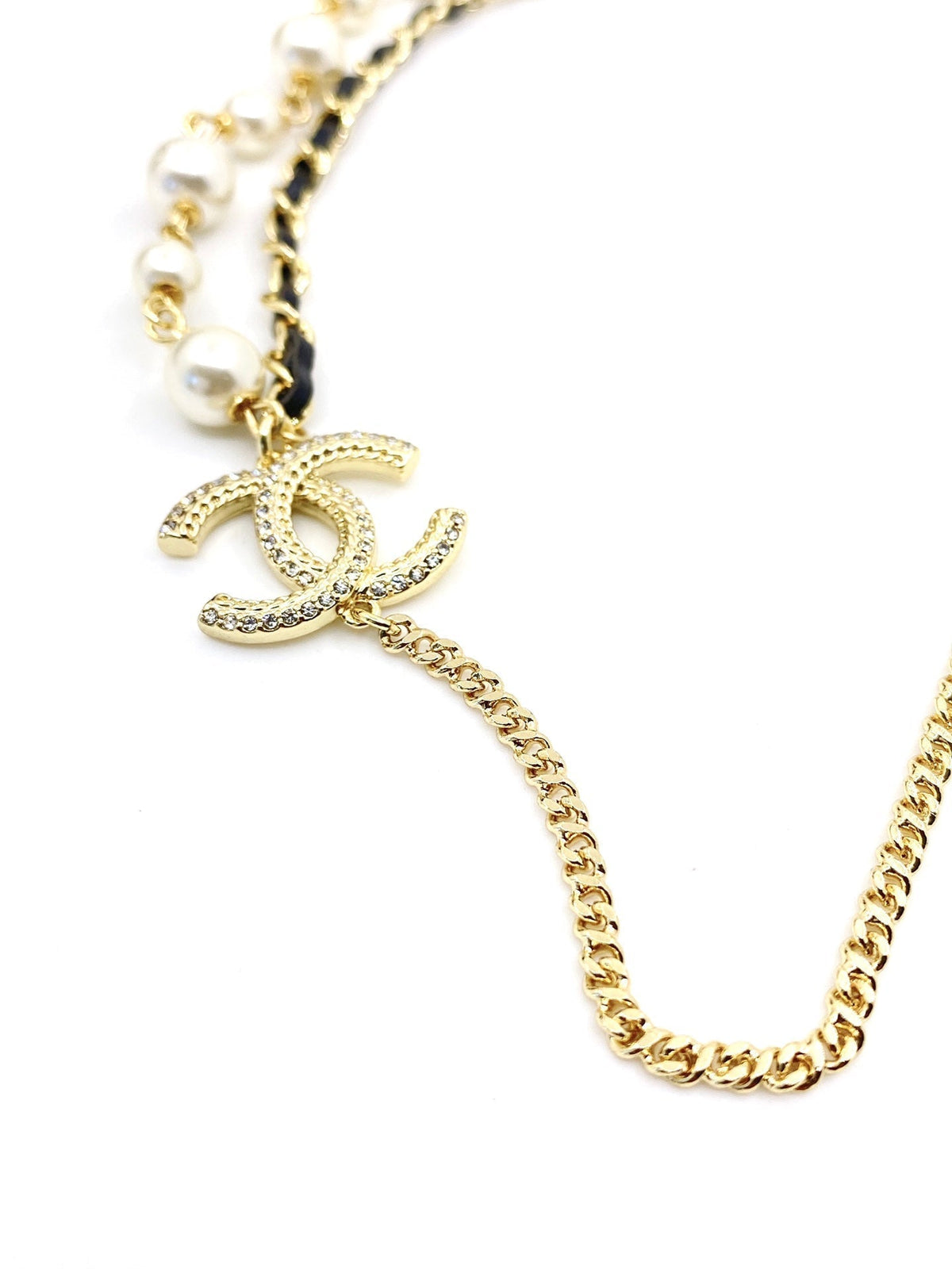 Chanel Pearls Strass Choker Necklace