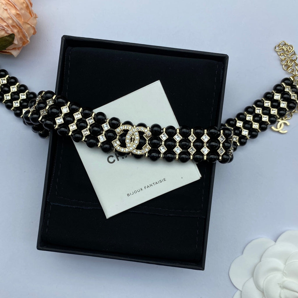 Chanel Strass Choker Necklace
