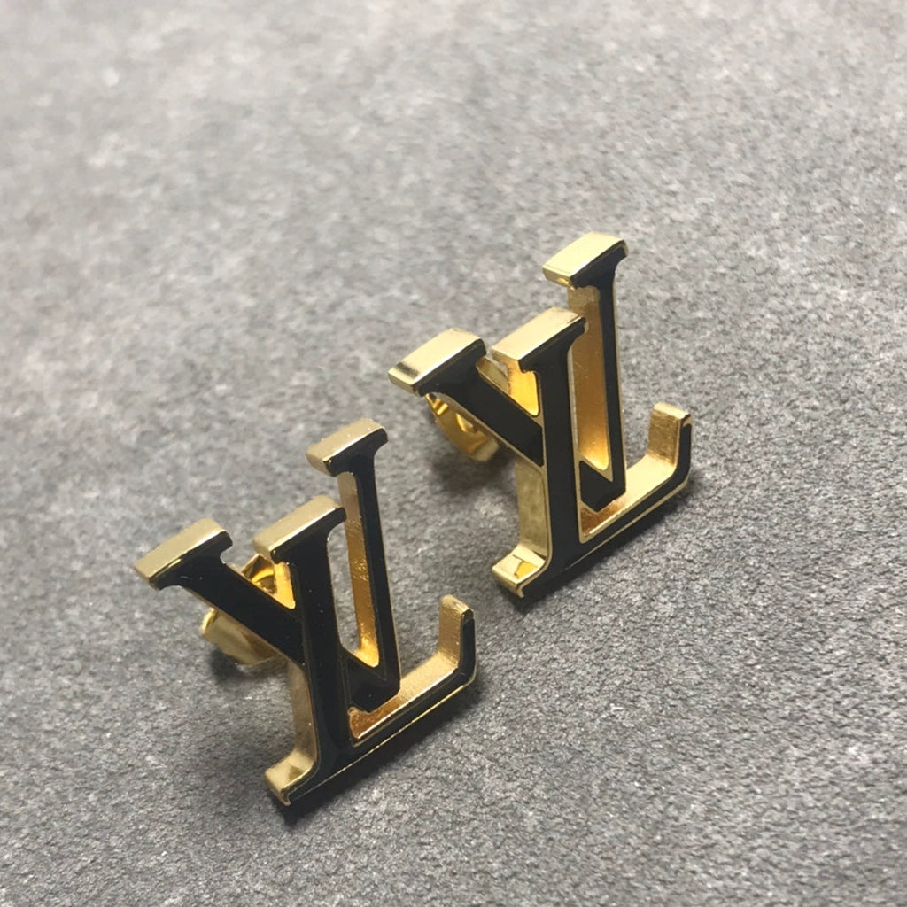 Louis Vuitton Iconic Black Earrings - 18K White Gold