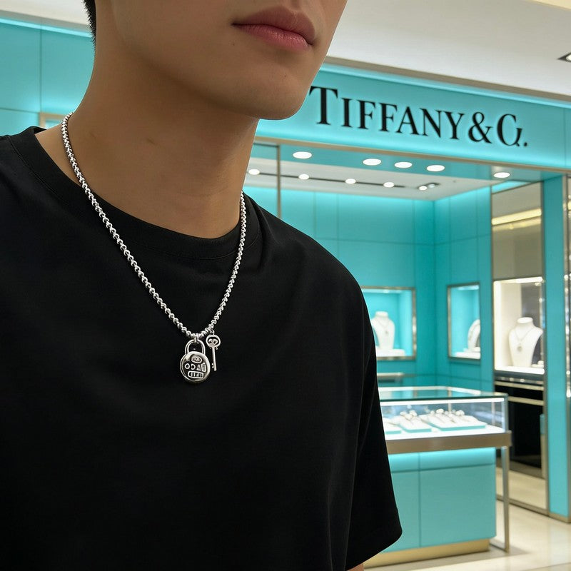 Return to Tiffany 1837 Lock Necklace