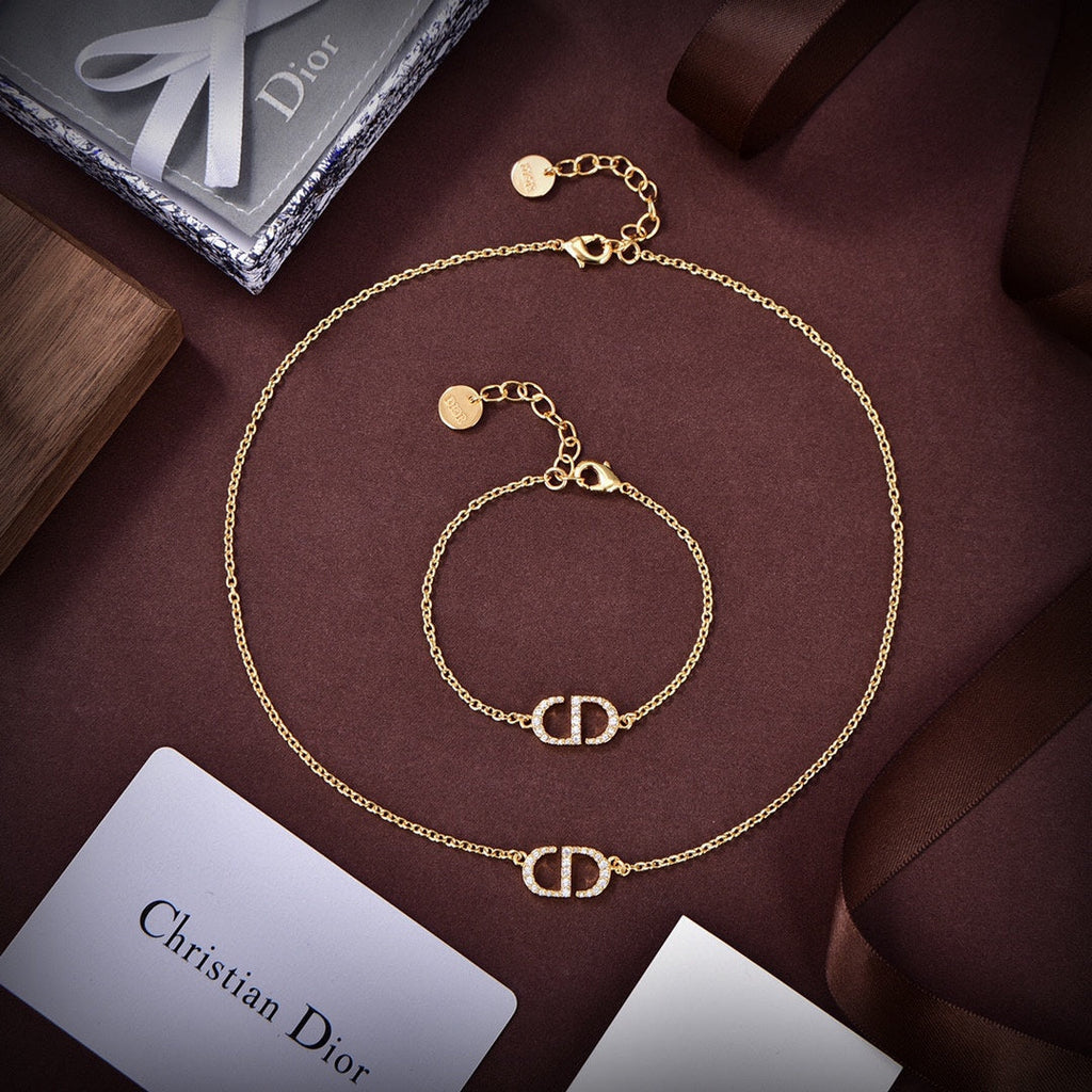 Dior Petit CD Diamond Necklace