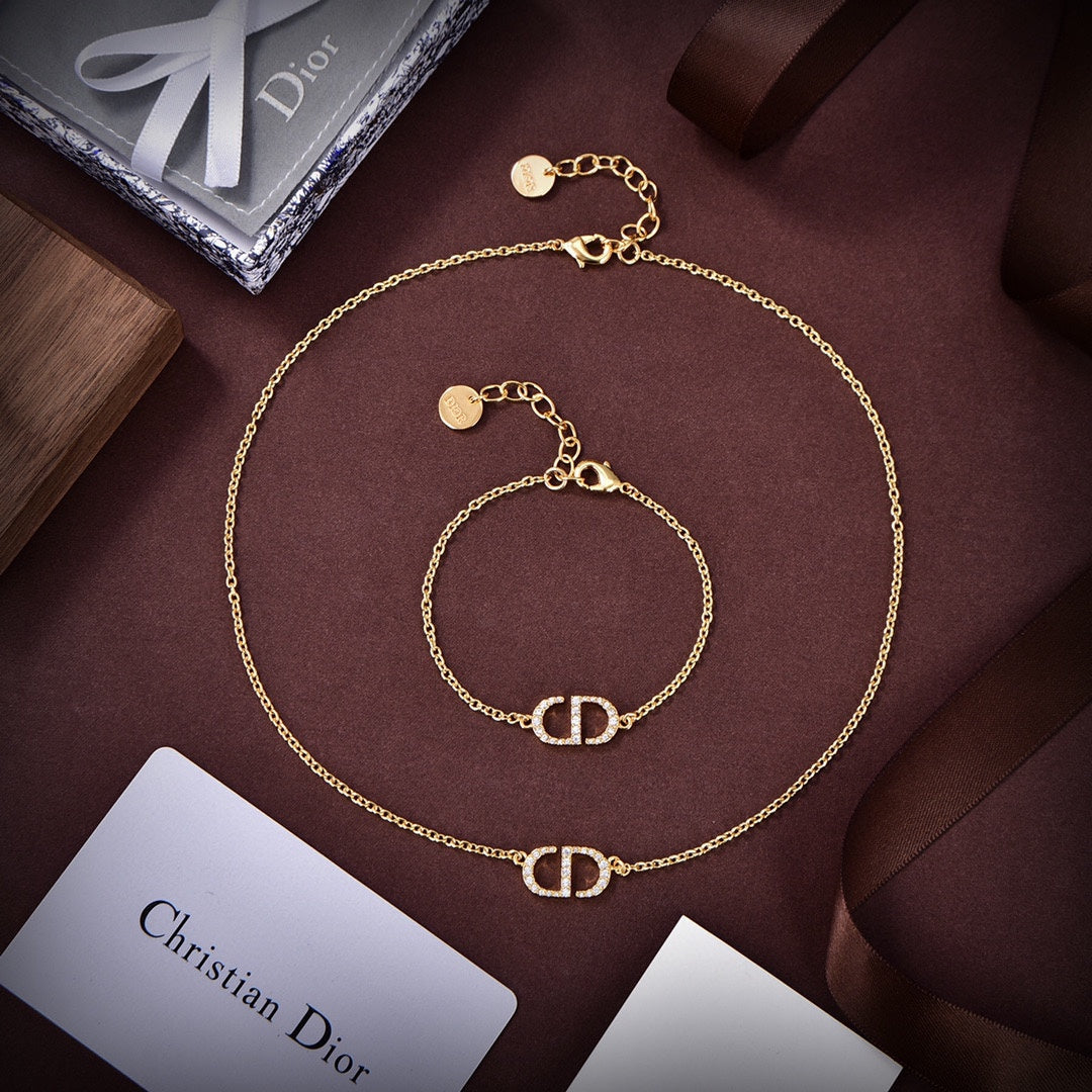 Dior Petit CD Diamond Necklace