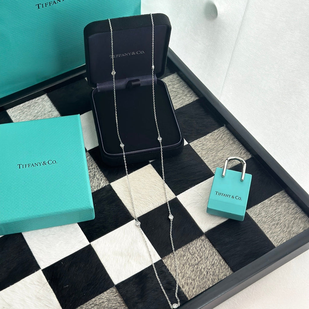 Tiffany Elsa Peretti Diamonds By The Yard Necklace