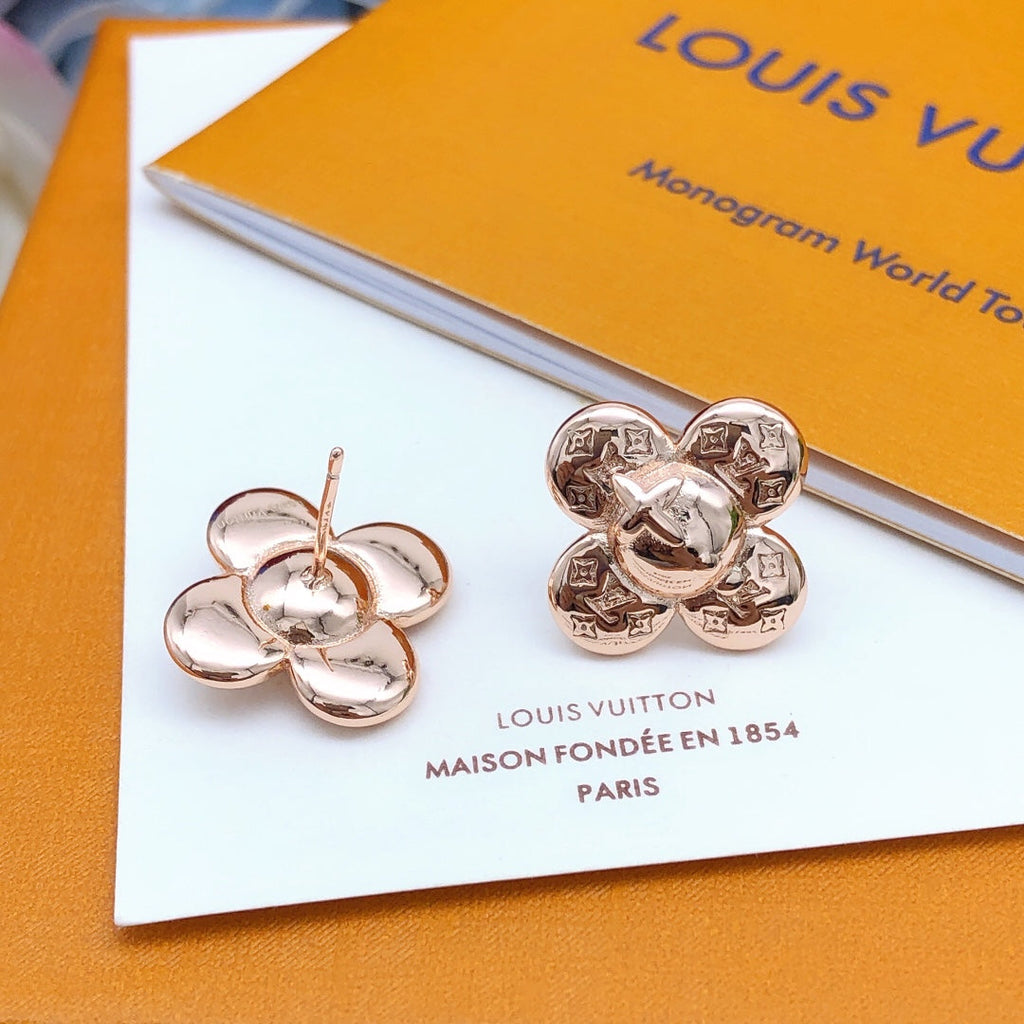 Louis Vuitton Vivienne Earrings - 18K Rose Gold