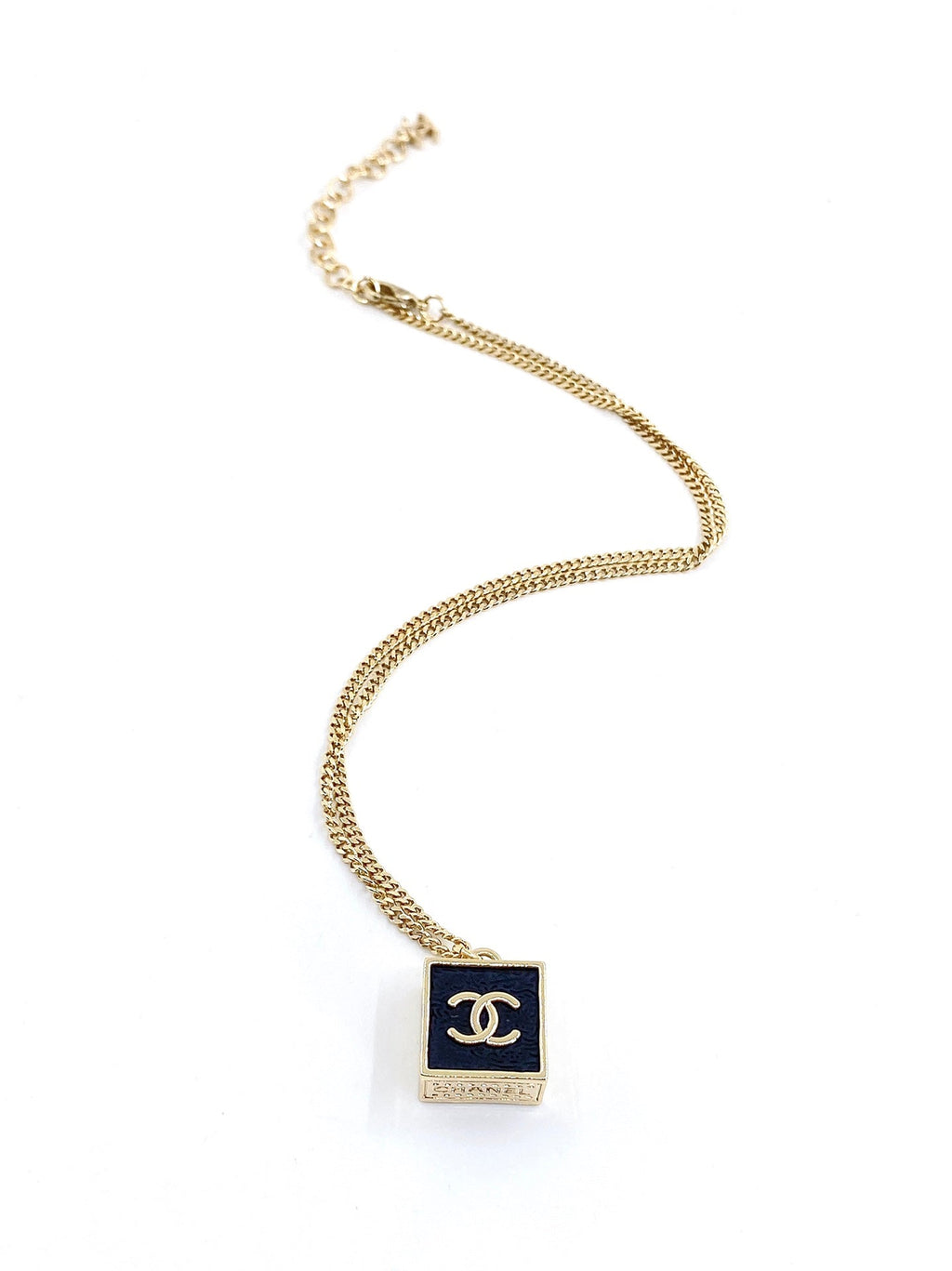 Chanel Square Pendant Necklace