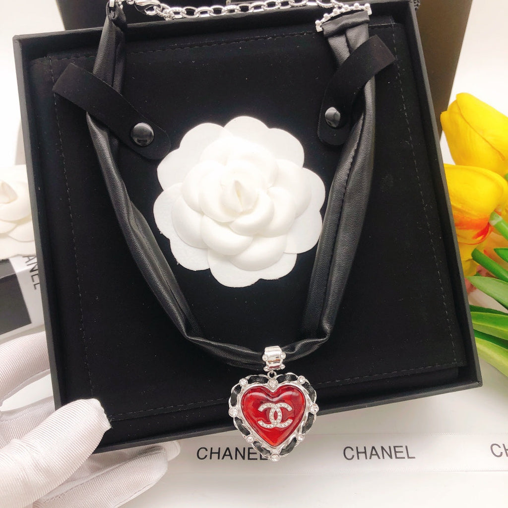 Chanel 2021 Leather Choker Necklace