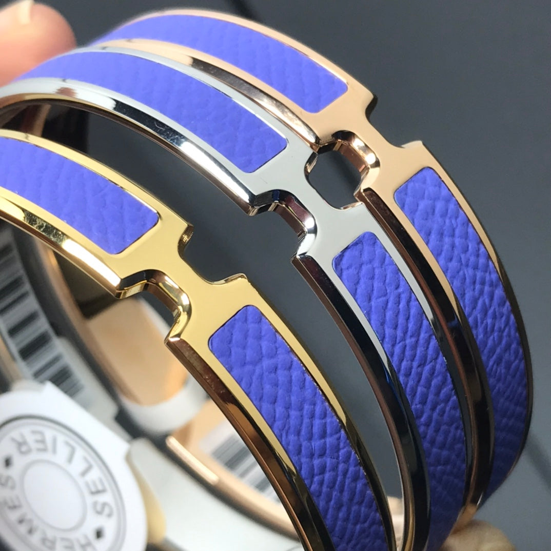 Hermes Olympe Light Purple Bracelet