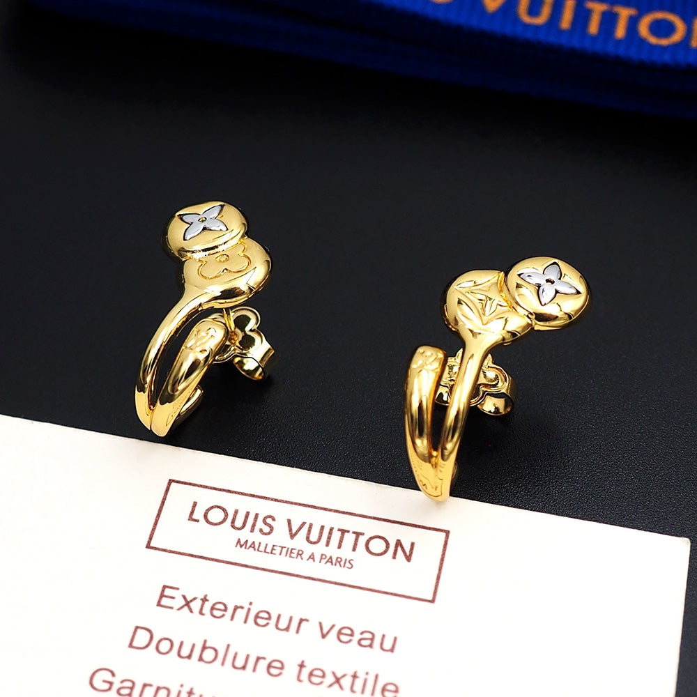 Louis Vuitton Symphony Earrings - 18K Yellow Gold