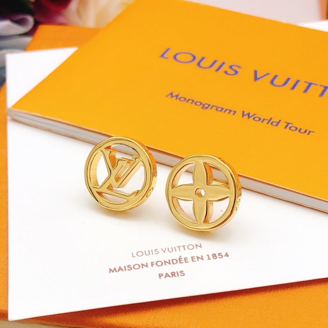 Louis Vuitton Blossom Earrings - 18K Yellow Gold