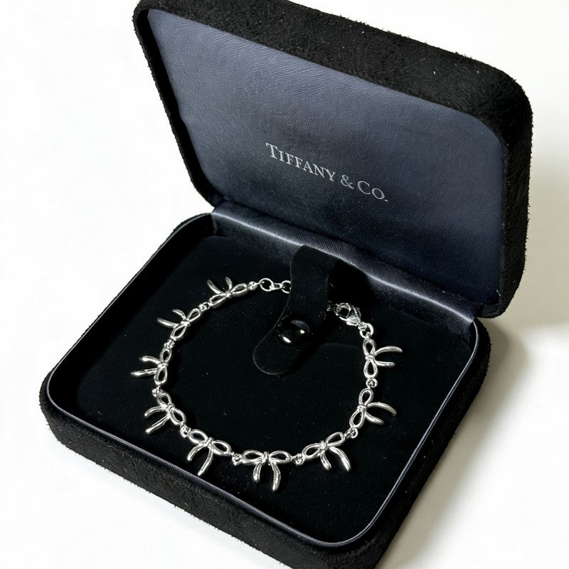 Return to Tiffany Bow Tie Bracelet - 18K White Gold