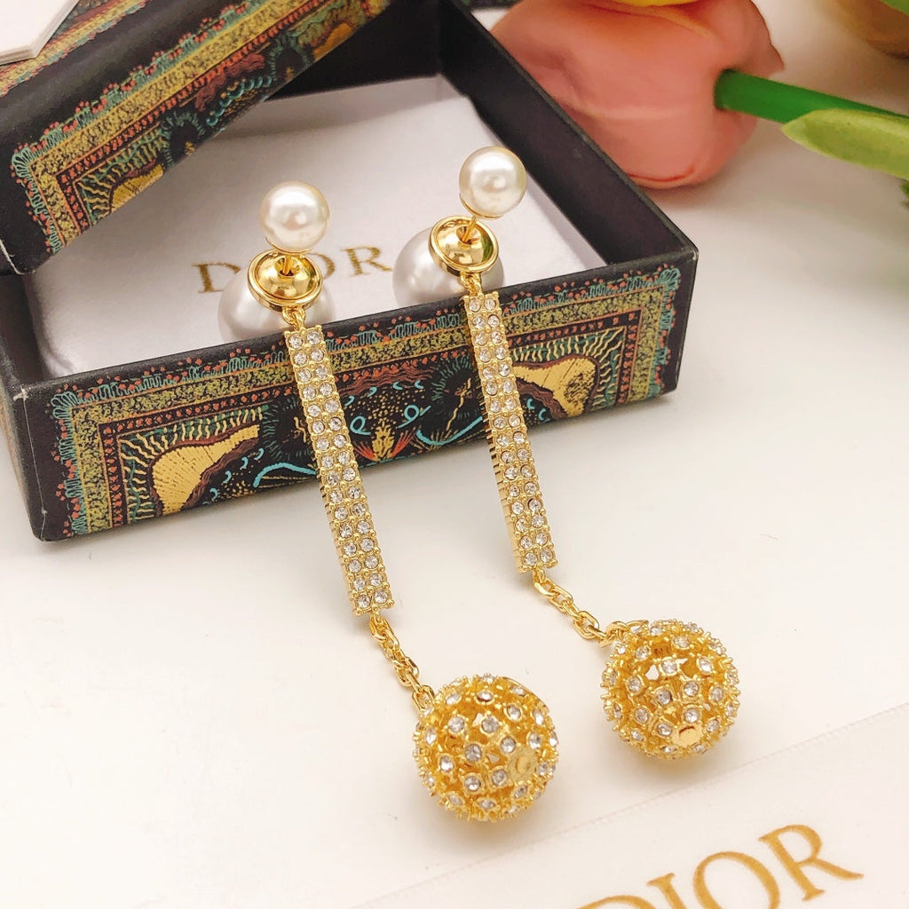 Dior Tassel Diamond Earrings