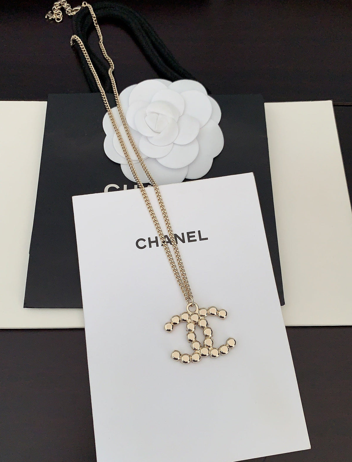 Chanel Color Crystal Necklace