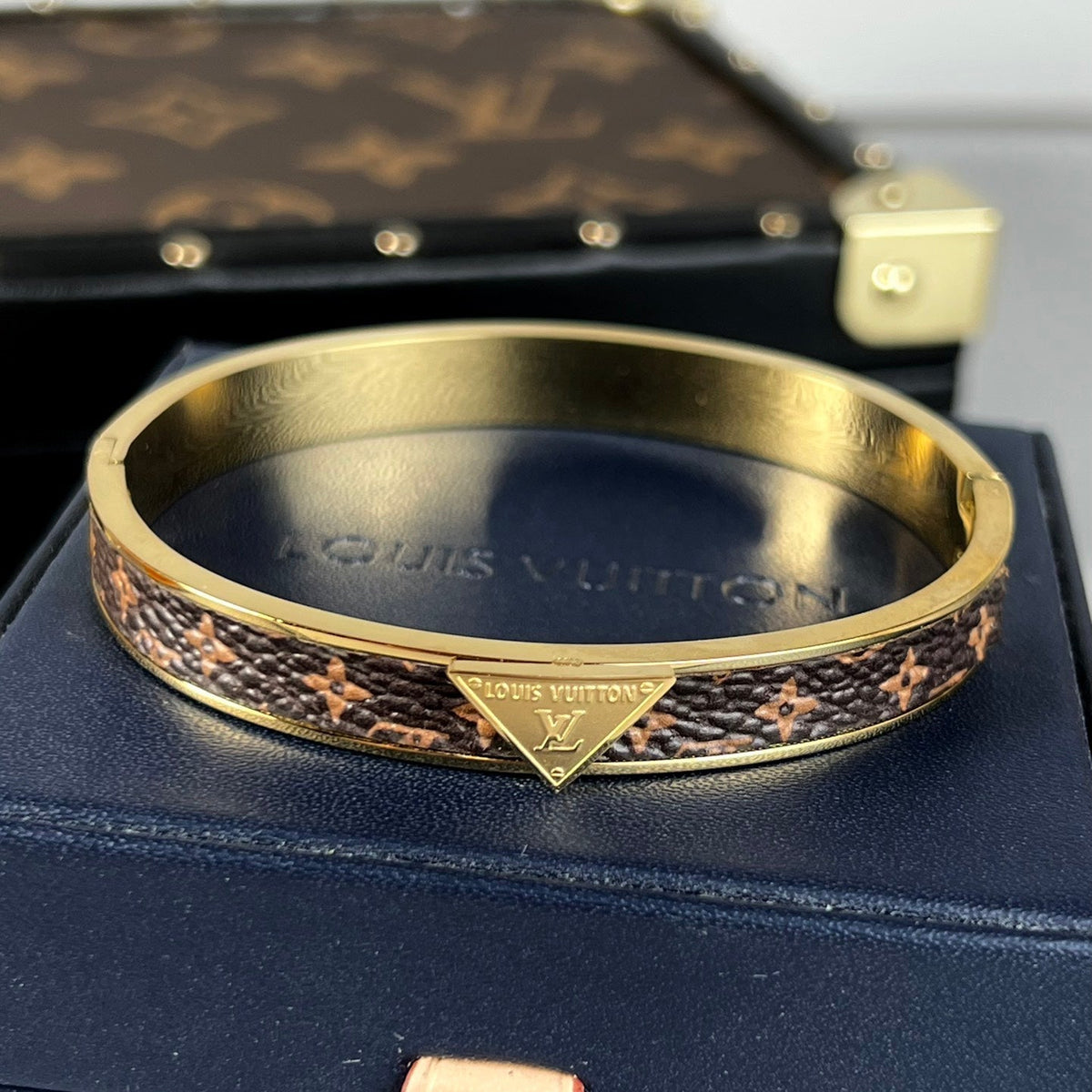 Louis Vuitton Vintage Leather Bracelet