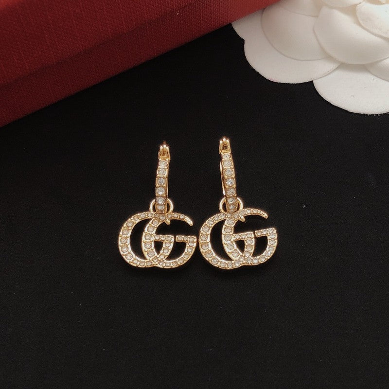 GucciDiamond Earrings - 18K Gold
